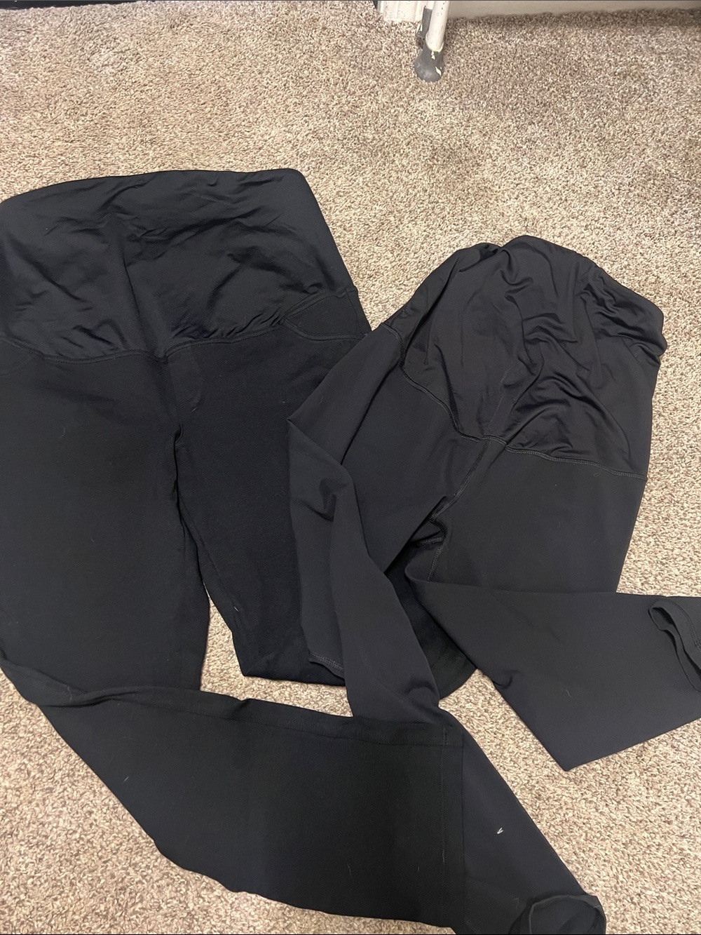 Isabel Maternity by Ingrid & Isabel Black Maternity Leggings Duo